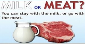 level maturity milk or meat